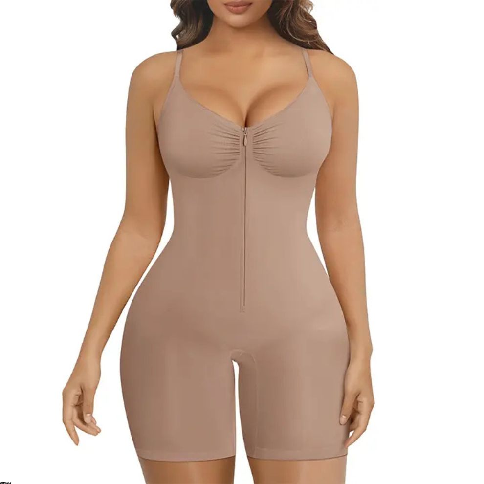Lumelle SculptFit Zip-Up Shapewear Bodysuit