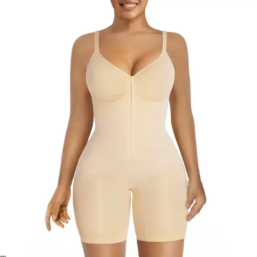 Lumelle SculptFit Zip-Up Shapewear Bodysuit